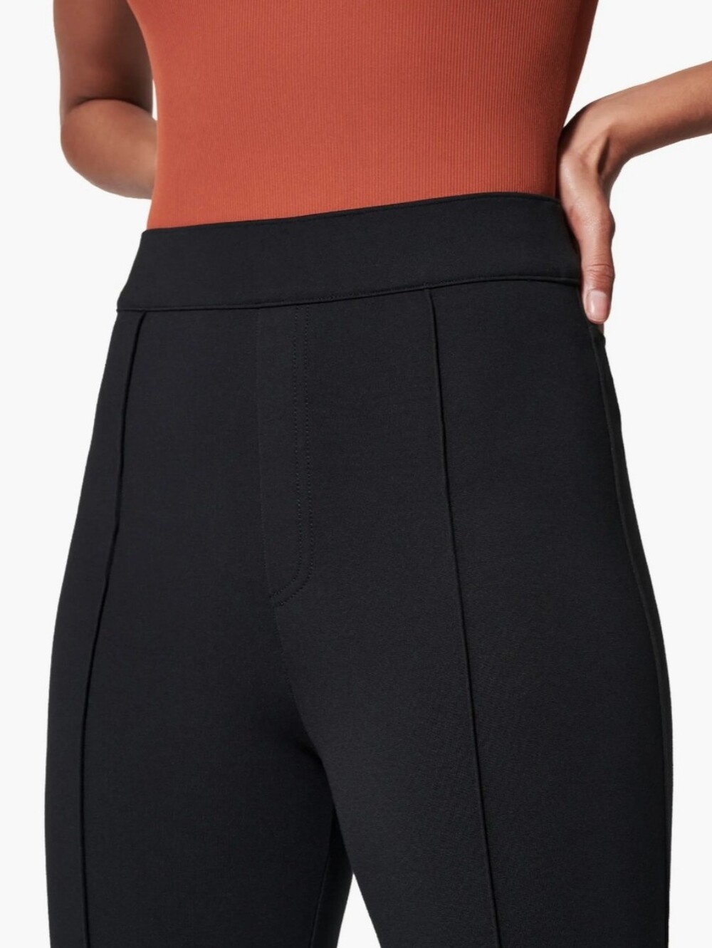 Spanx The Perfect Pant Ponte Hi Rise Flare 20252Q Small Petite - Picture 2 of 10